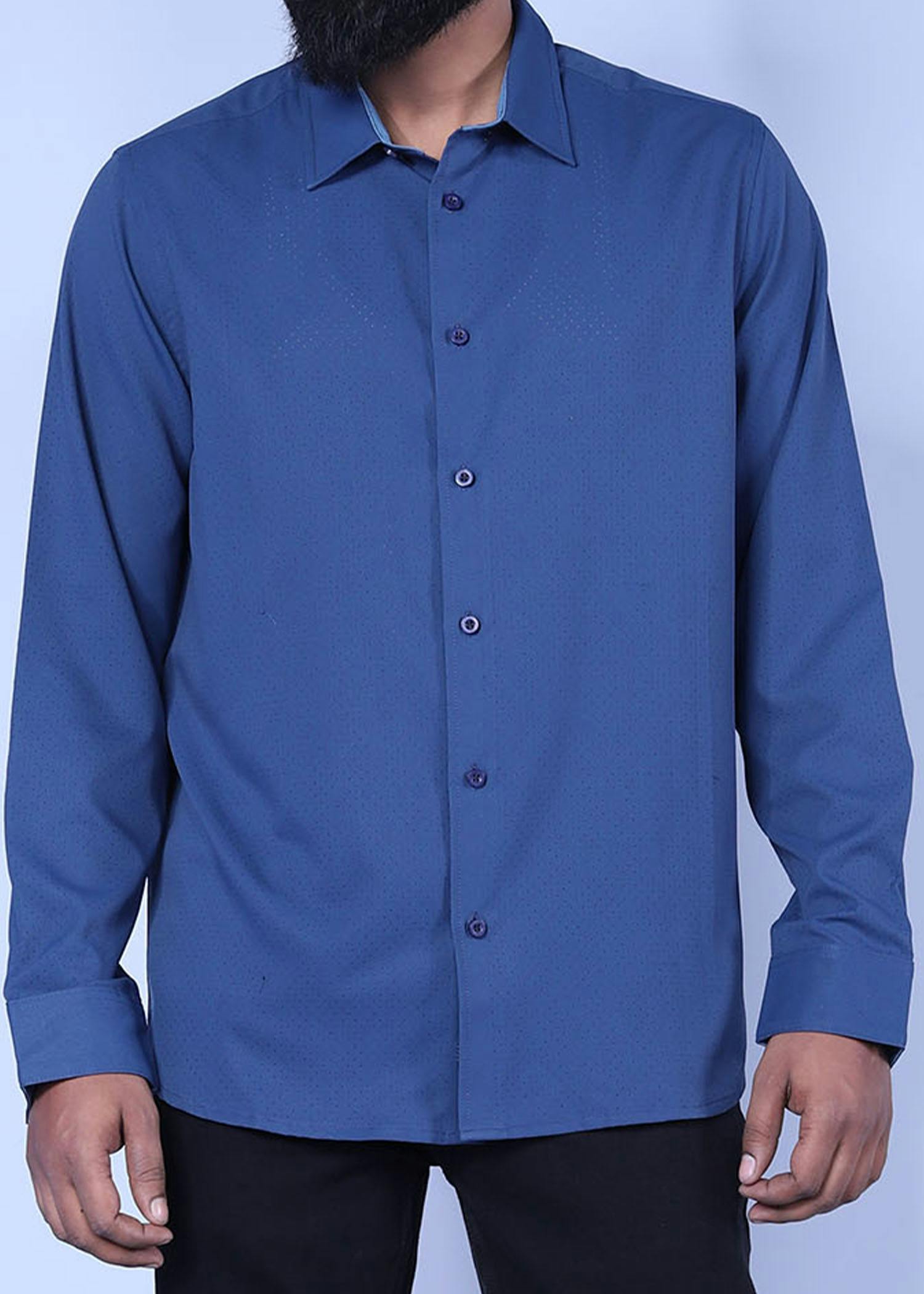 istanbul vi ls shirt navy color facecropped