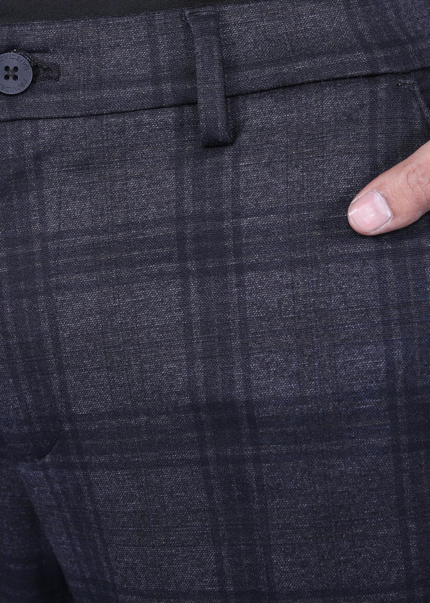 shanghai btm fromal pant black color waist belt view