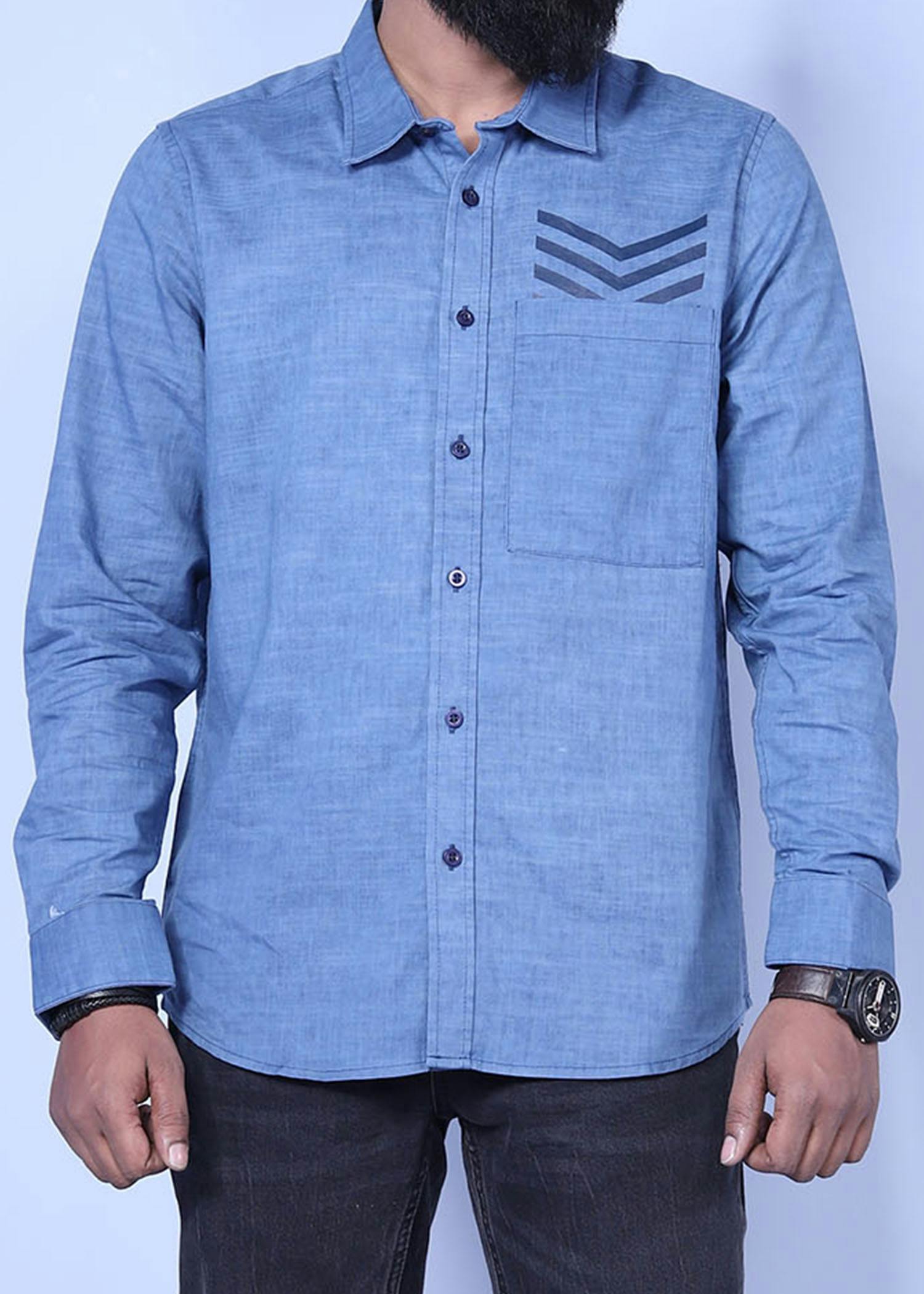 istanbul x ls shirt washed blue color facecropped