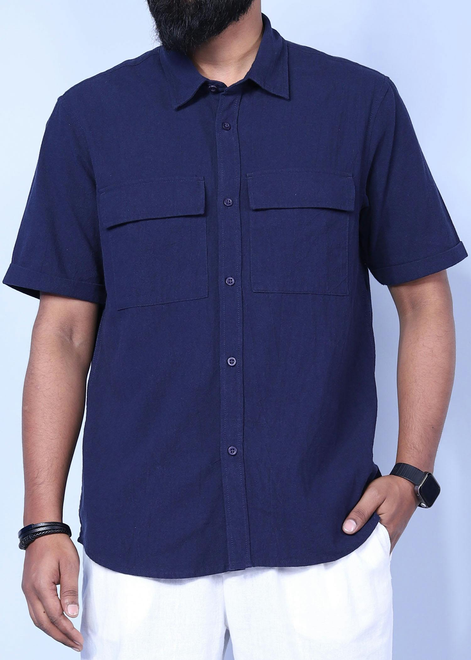 istanbul xxi hs shirt navy color facecropped