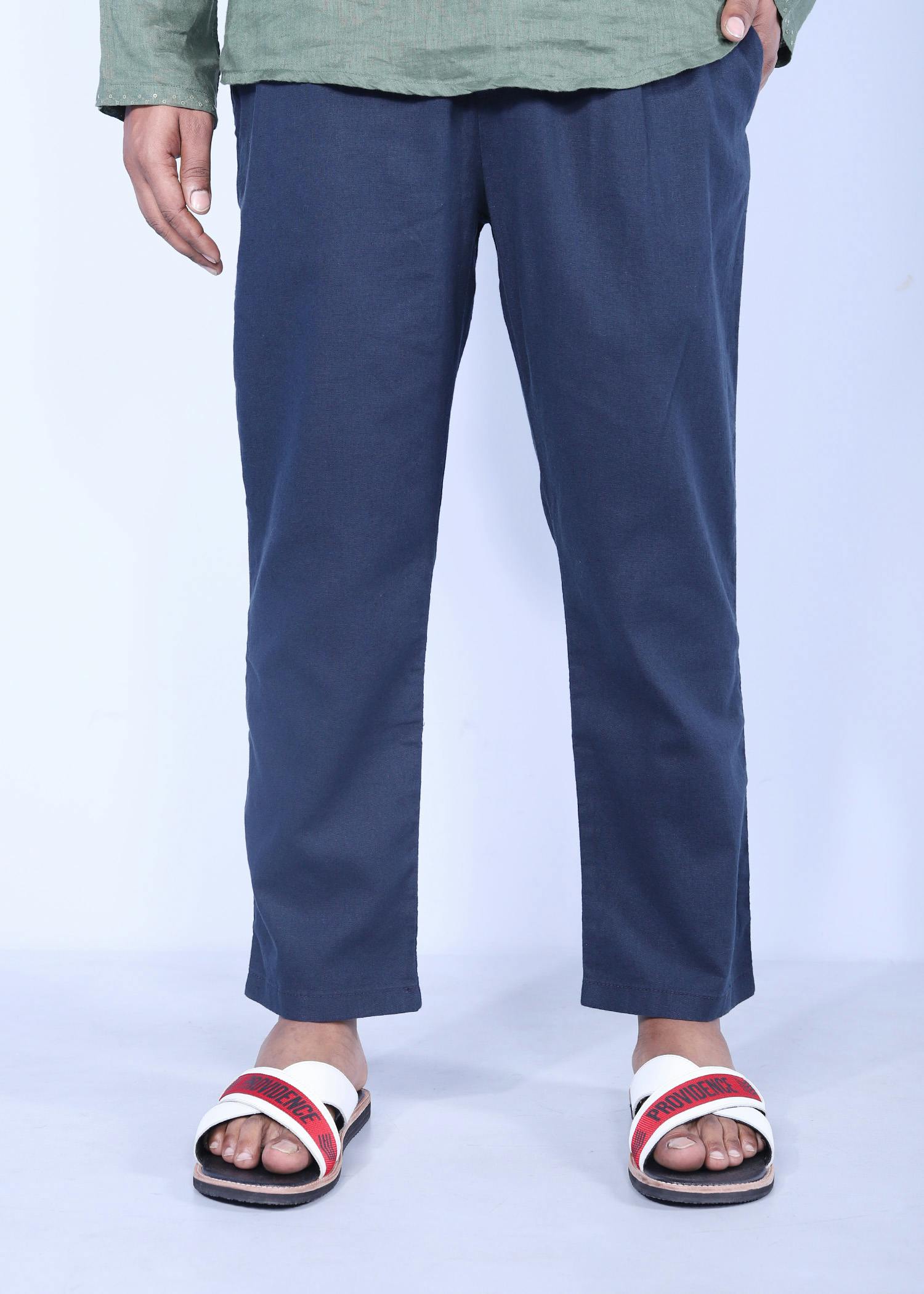 heron iv trouser navy color full half view