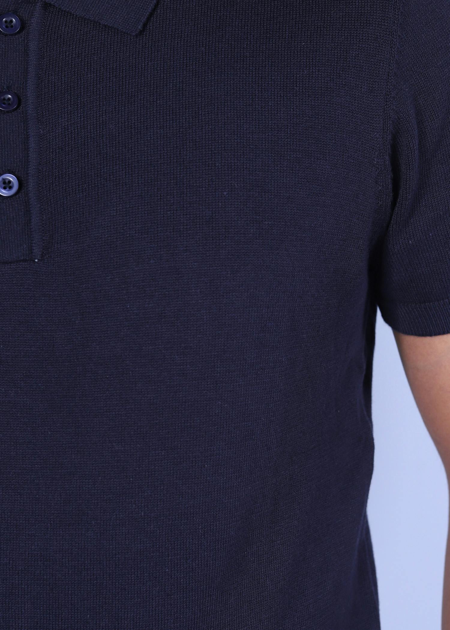 nightingale viii polo navy color close front view
