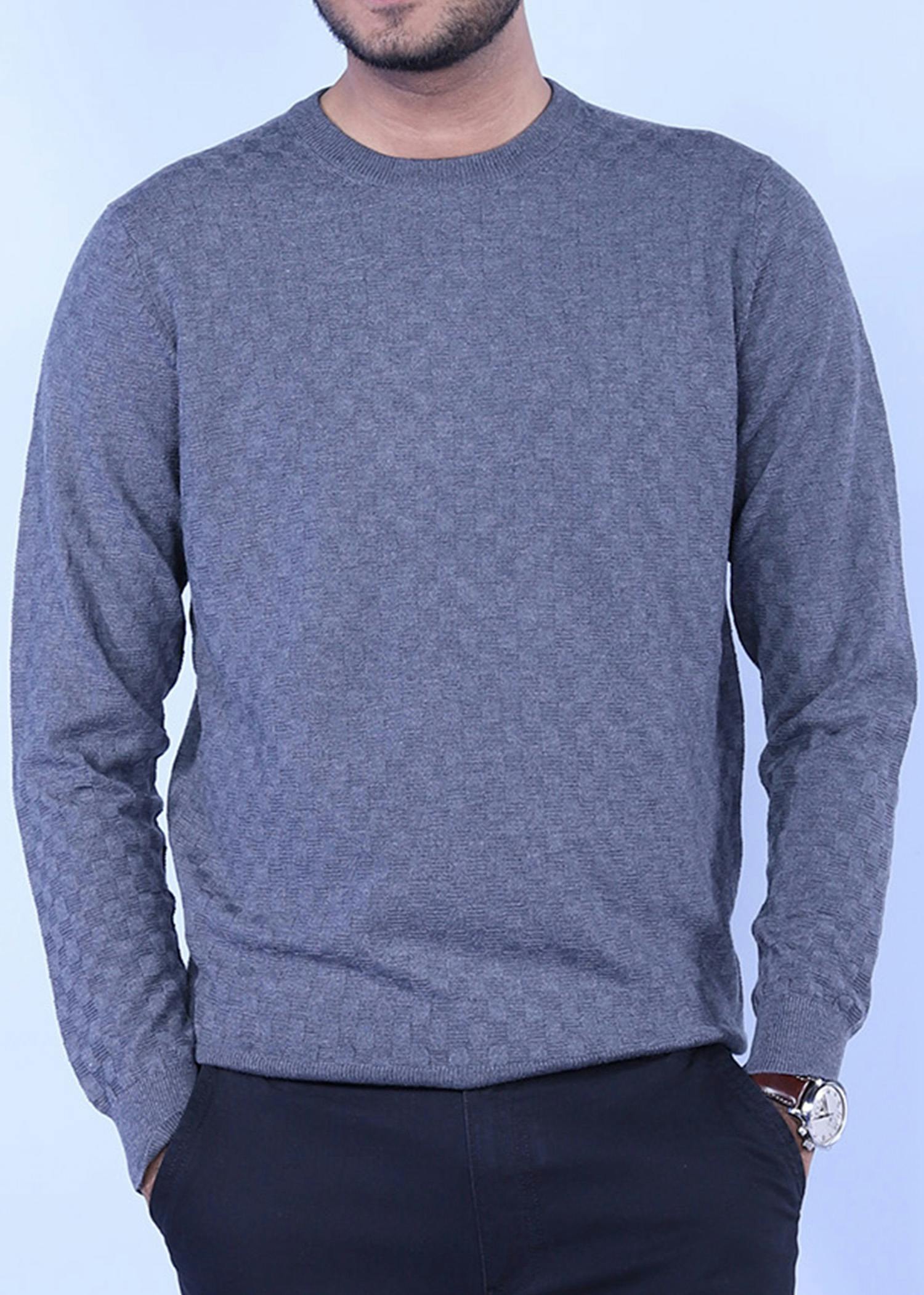 hillstar vii sweater grey color head cropped