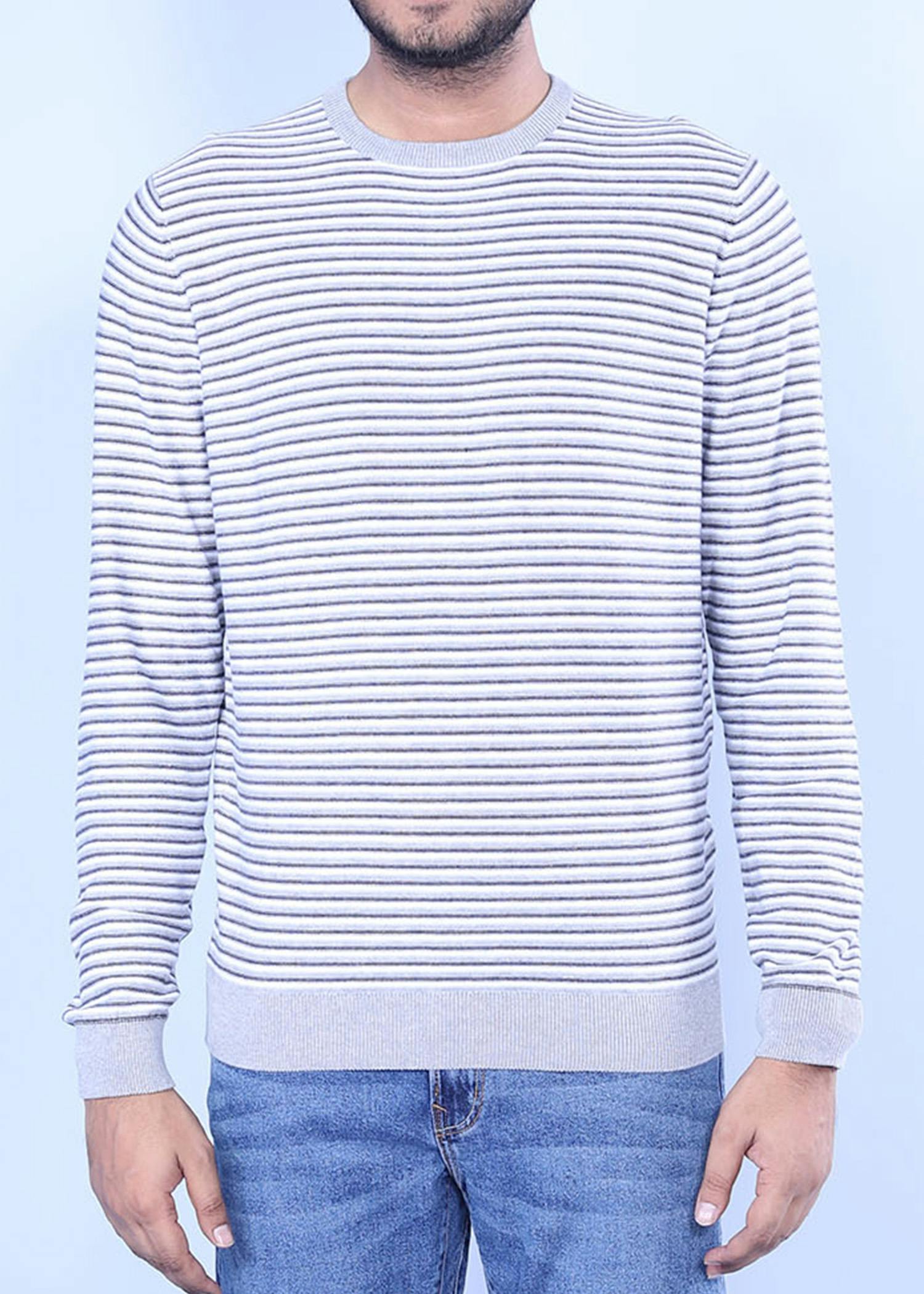 spotted dove sweater grigio color headcropped