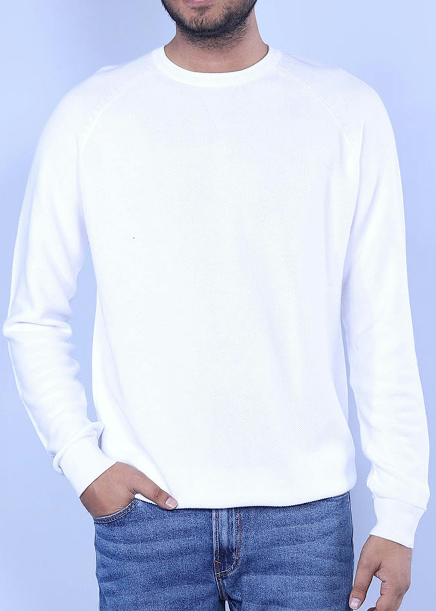 spotted owl sweater  blanco color headcropped