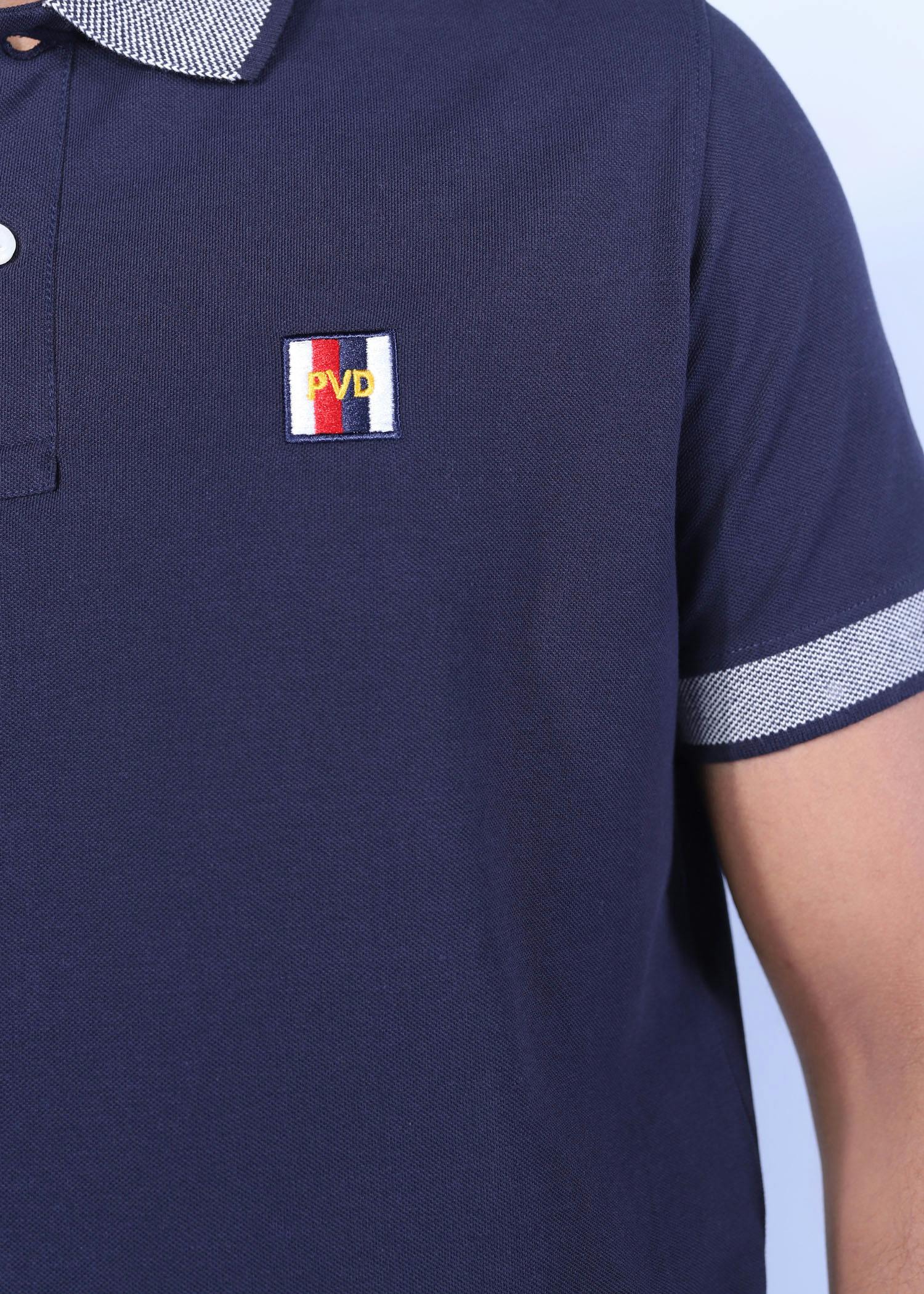 nightingale iii polo navy color close front view