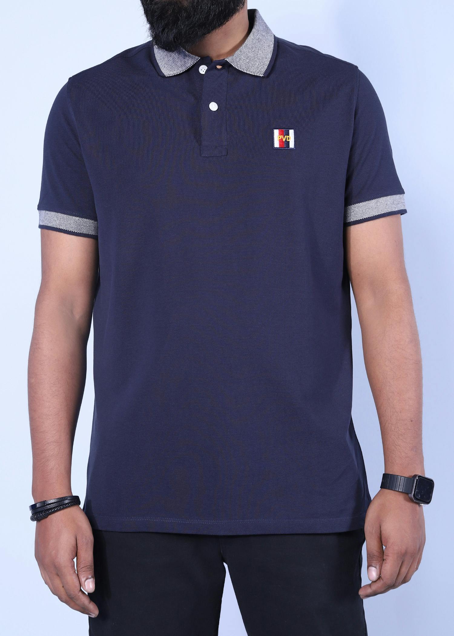 nightingale iii polo navy color half front view